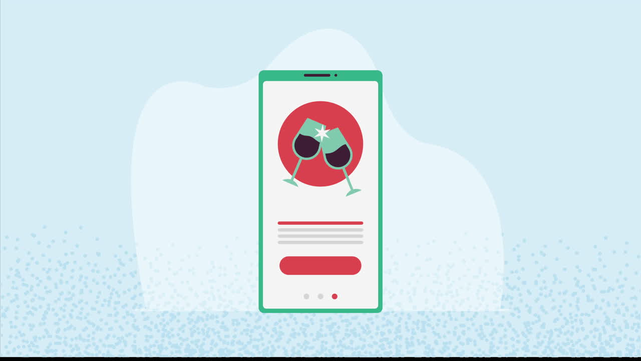 smartphone device technology with animation