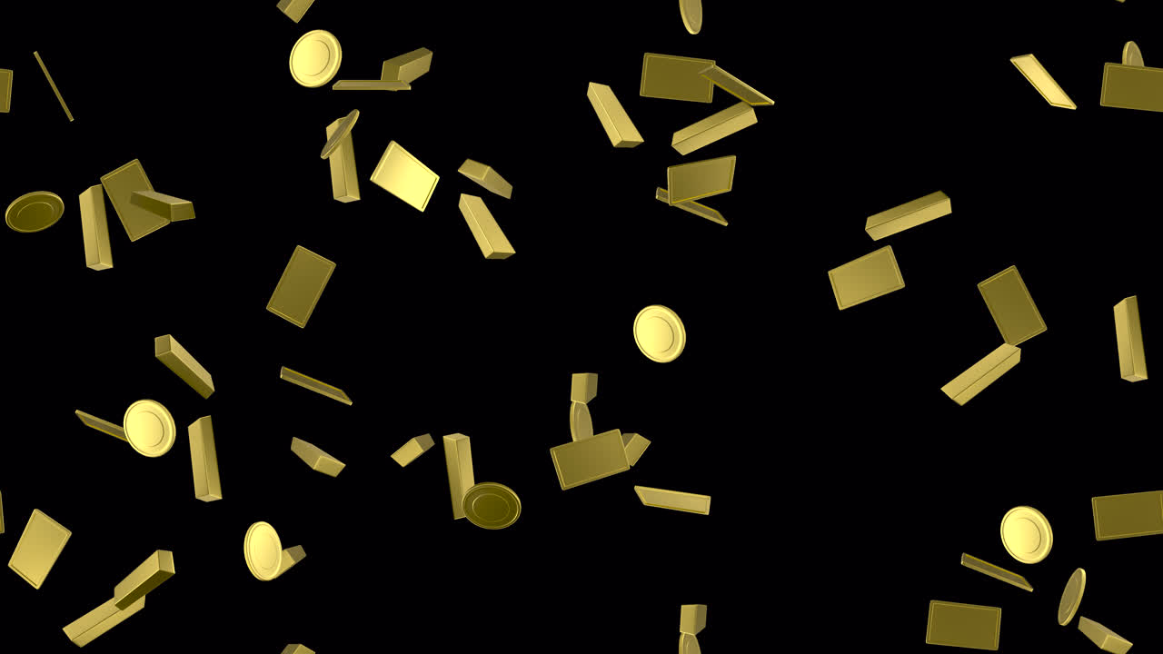 ゴールド・バー・コイン・ループ・タイル (アルファ)