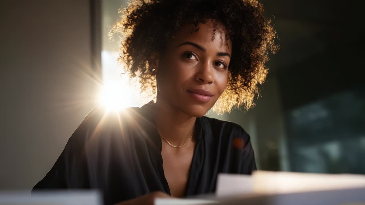 Captivating Moments: A Thoughtful Individual Engaging with Papers in Soft Light - Exploring Focus, Expression, and the Intricacies of Reflection and Introspection in a Cozy Setting