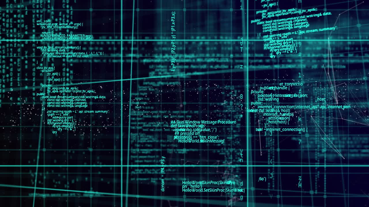 Animation of shapes over data processing