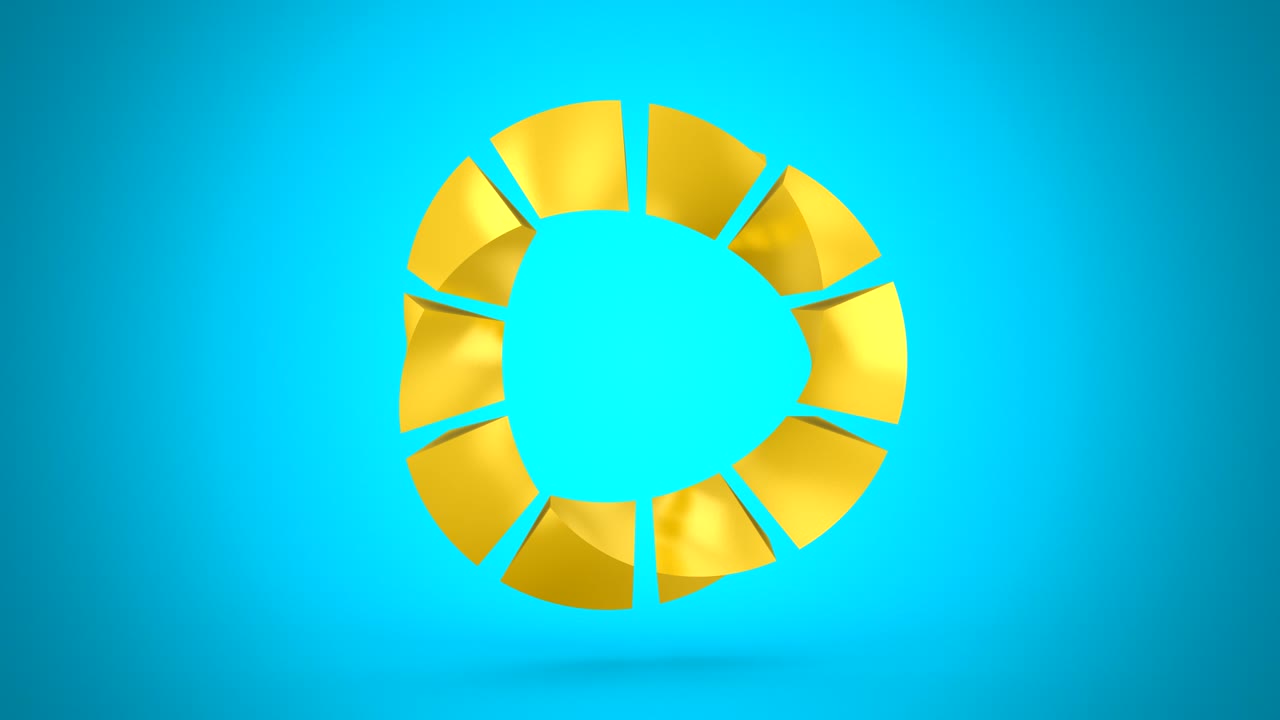 회전하는 기하학적 모양