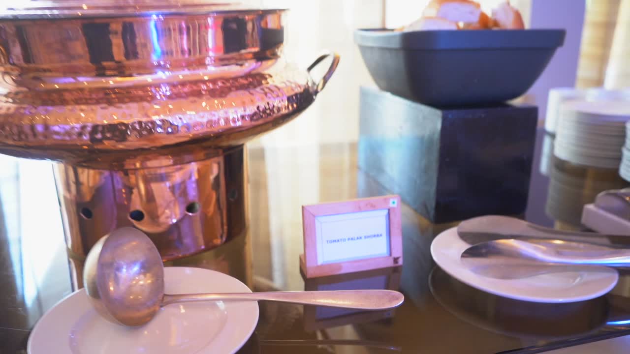 tomate palak shorba alimentos vista amplia