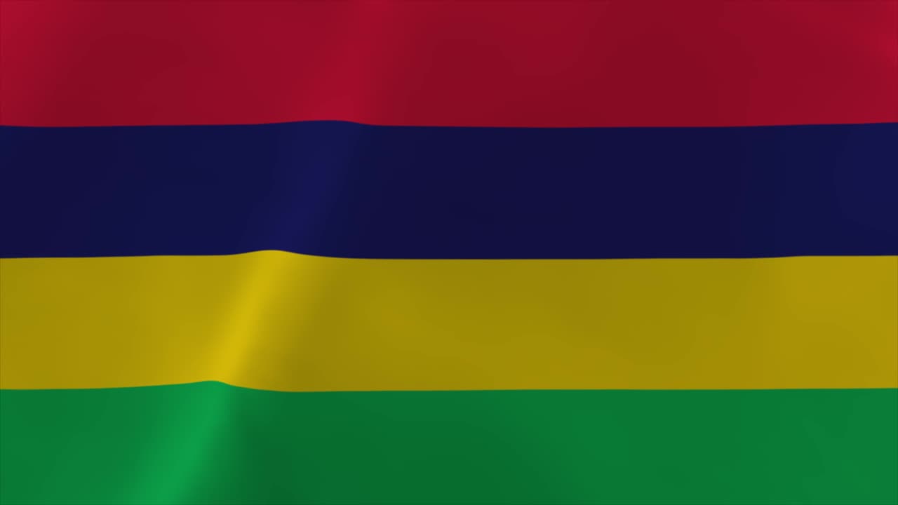 mauricio agitando la bandera animación 4k fondo de papel tapiz en movimiento