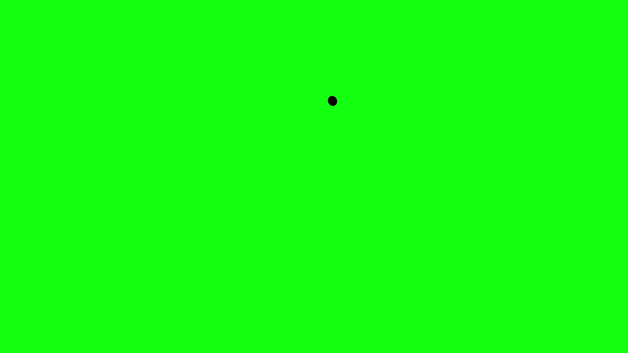Animation af en skitse af en håndtegnet cirkel. 4K-animation. Green screen.