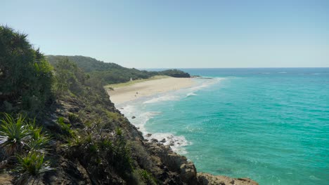 Paisaje-De-La-Isla-De-Stradbroke-Del-Norte,-Lugares-De-Turismo-Queensland-Australia