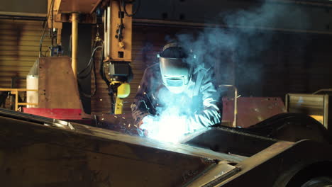 person working in a factory