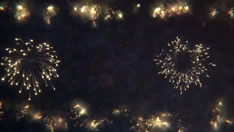 colorful sparkling fireworks. festive background for party, wedding or overlay