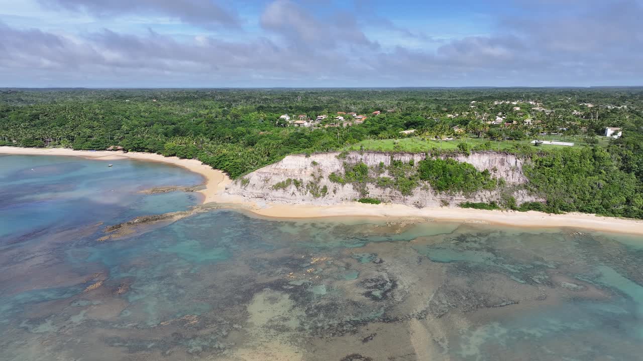 Spiaggia dello Specchio a Trancoso, Bahia, Brasile