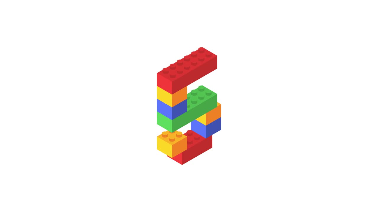 이소메트릭에서 다섯.색 구조자.알파 채널