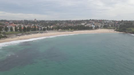 bondi to coogee walk near dunningham reserve during coronavirus crisis in australia