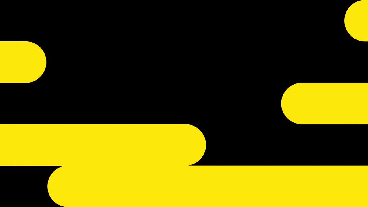 5 Transition of graphics animated yellow and orange background.