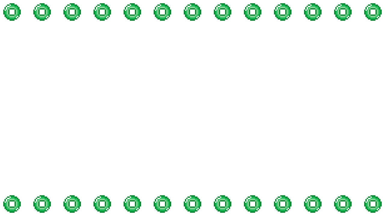 Pixel Art Mini Circle mark Frame Animated Overlay 1080p Transparent 30 fps (5).mov