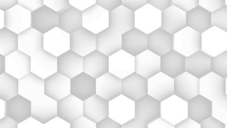 animación hexagonal abstracta patrón multicolor concepto suave de 4k