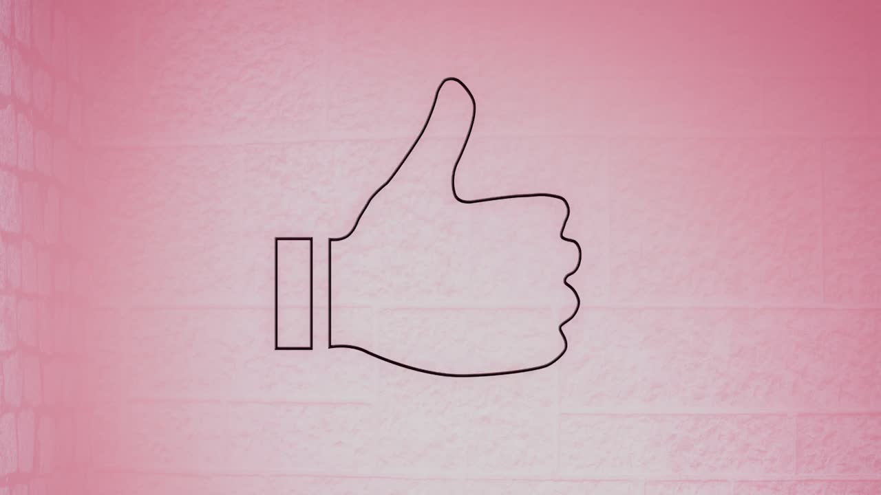 signo de corazón de neón en la pared de ladrillo 4k