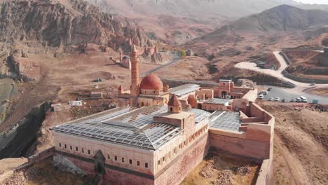 ishak pasha palace in agri city, eastern turkey