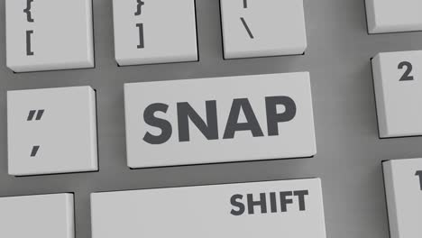 premere il pulsante snap sulla tastiera