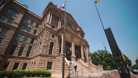 Wide-angle-view-of-the-Tarrant-County-Court-building