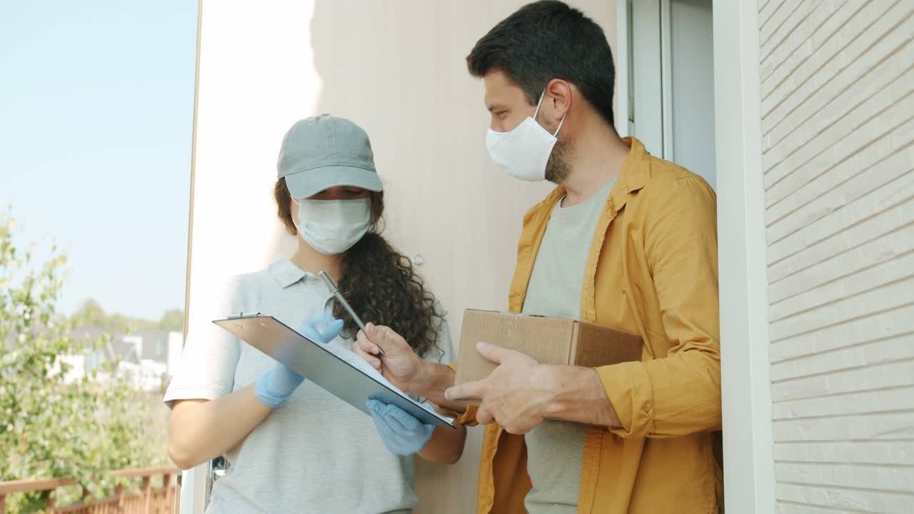 Contactless Package Delivery During Pandemic