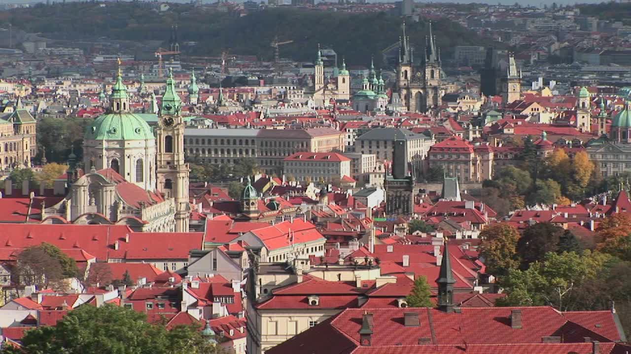 Una bellissima veduta panoramica di Praga, Repubblica Ceca.