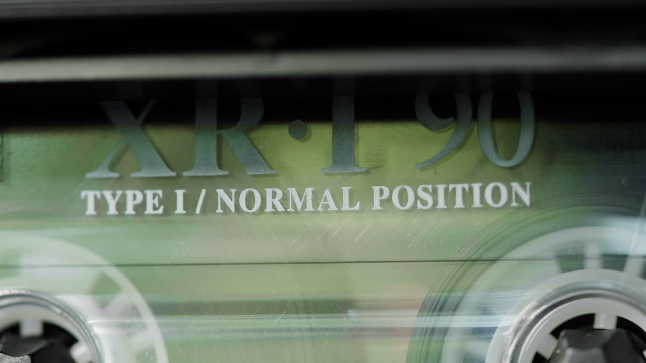 Close-up of an Audio Cassette