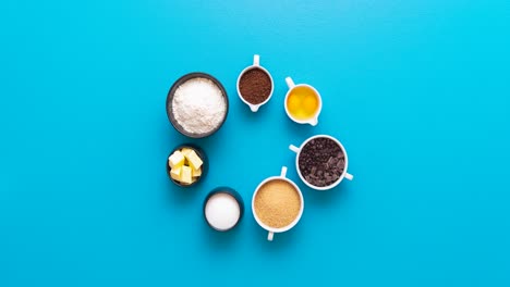 hacer galletas de chocolate se detiene en movimiento. receta de video de galletas