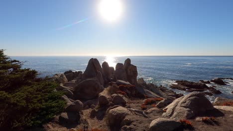 stunning ocean view with rocky coastline