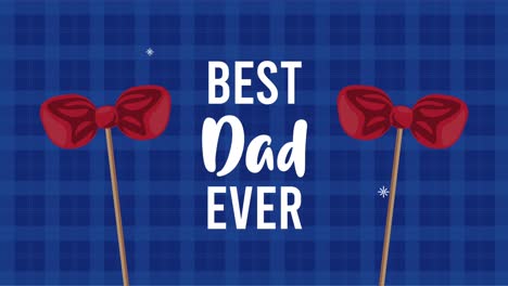 vadersdag letters met bogen animatie