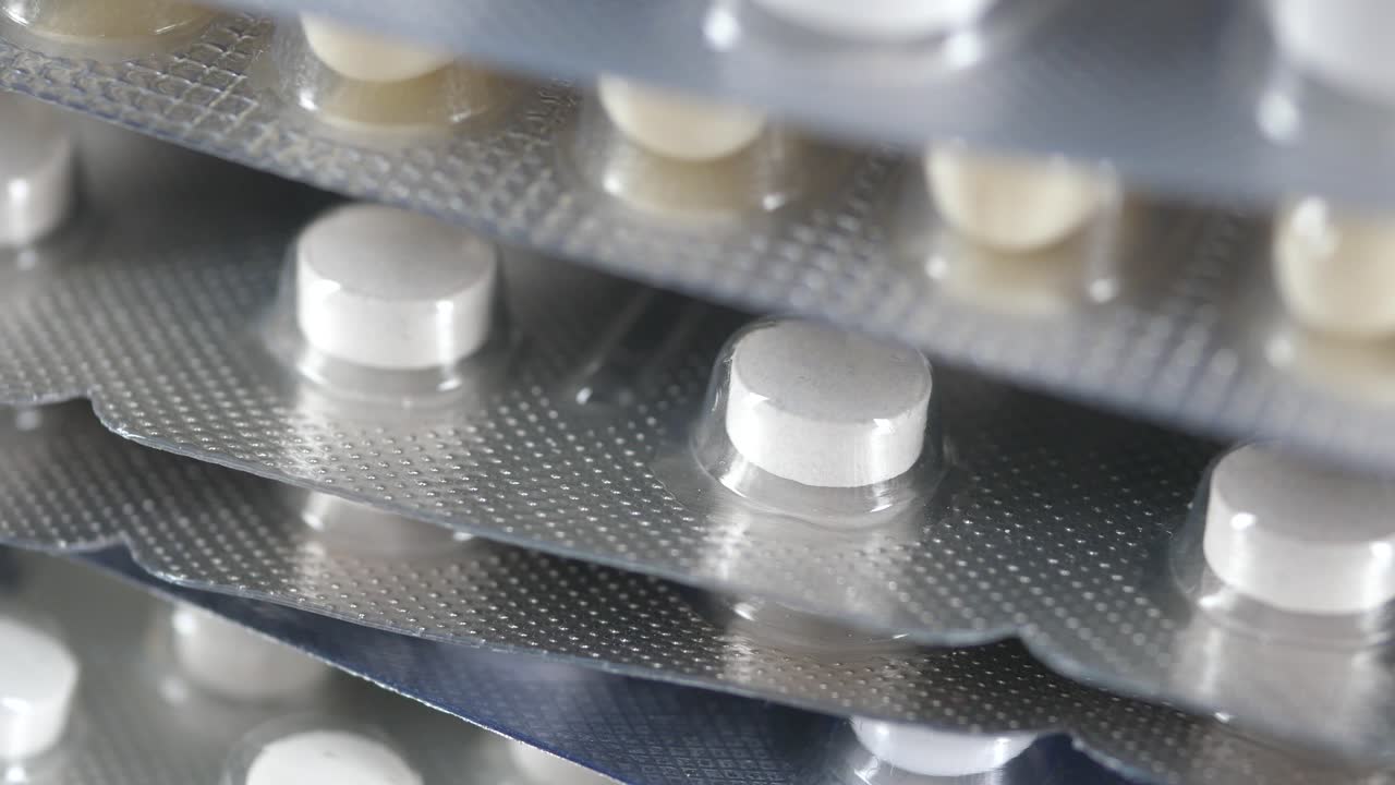 쳐진 블리스터 패키지