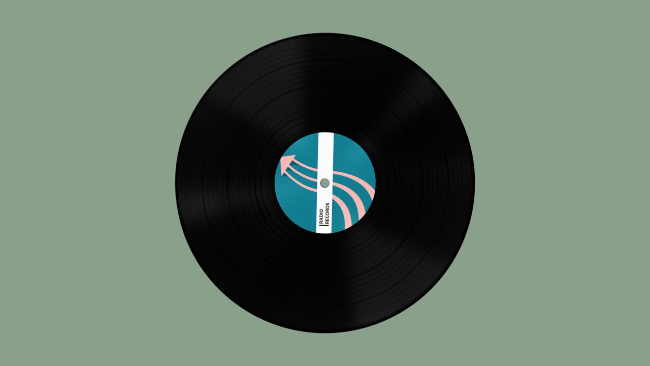 비닐 레코드 회전 루프 가능