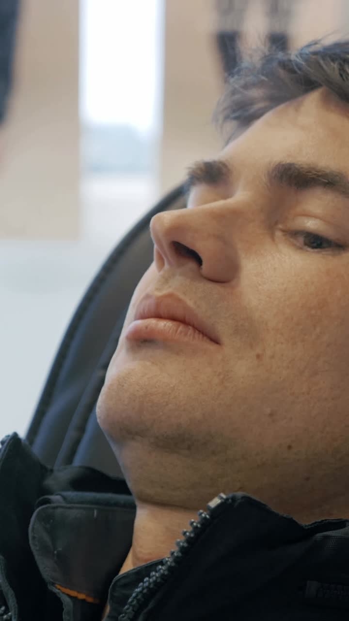 Close-up of a Man's Face