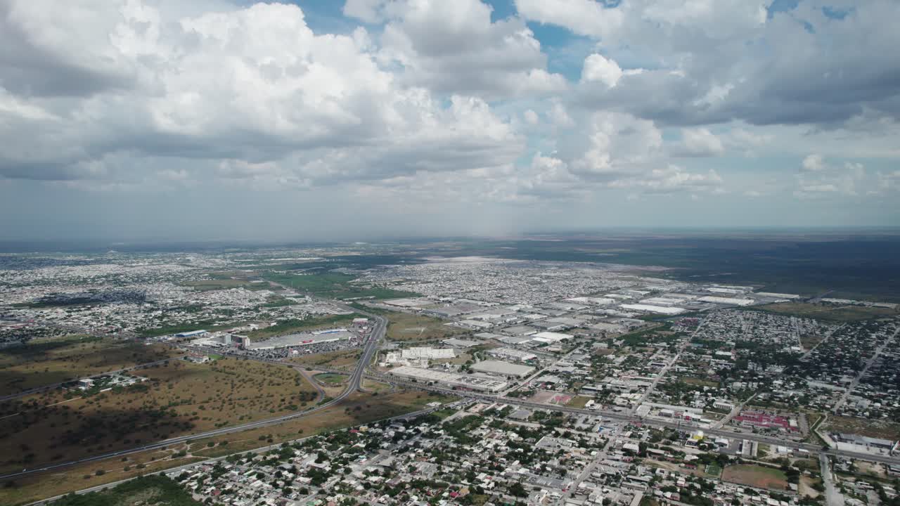 Panoramic View of Reynosa, Tamaulipas City and Surroundings