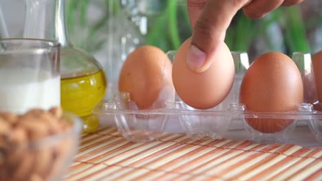 preparación de ingredientes para el horneado