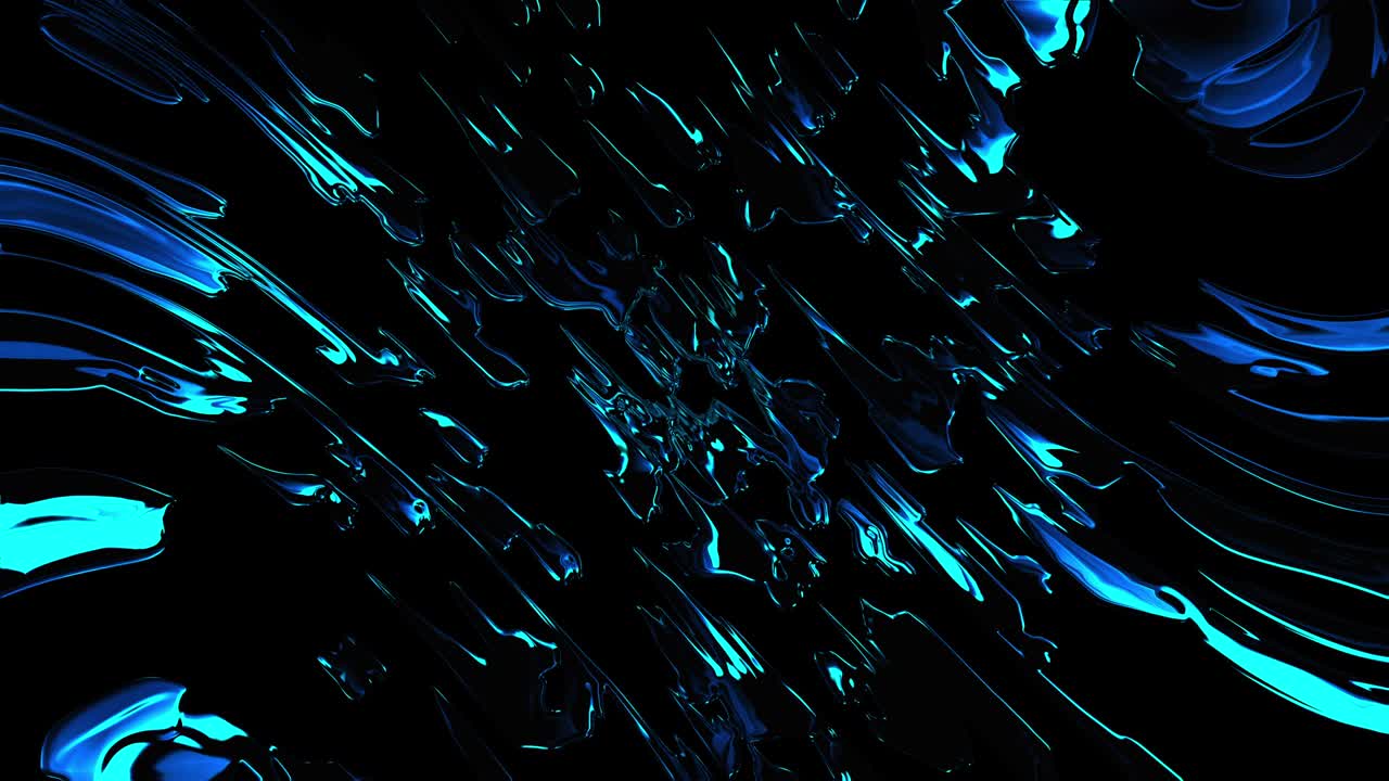 Computer generated the effect of flying water sprays. 3d rendering virtual background