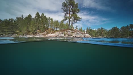 Vista-Dividida:-Sobre-Y-Bajo-El-Agua