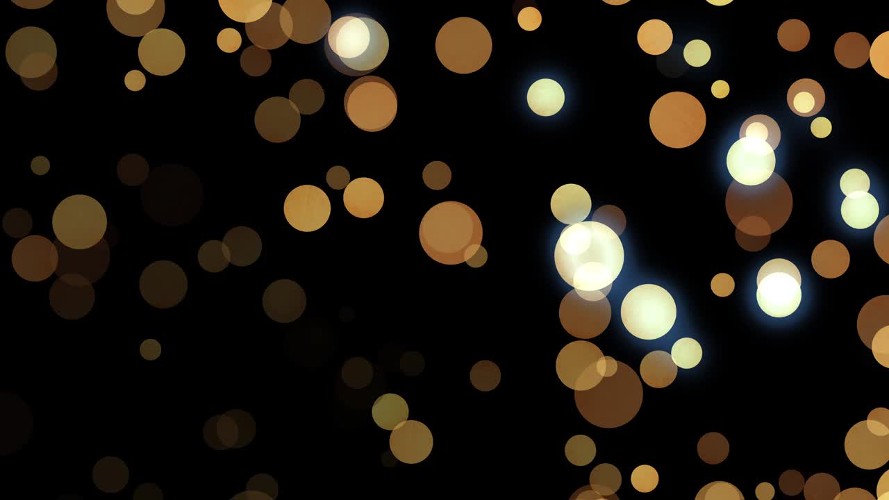 partículas de oro bokeh brillo bucle de fondo abstracto. fondo de glamour abstracto para saludos y celebraciones con partículas brillantes doradas. plantilla de pantalla ganadora. bucle sin costuras.