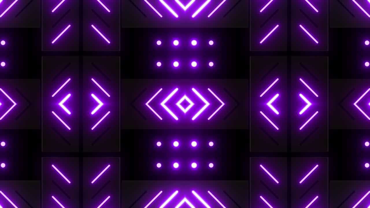 Motivo Geometrico Neon Viola