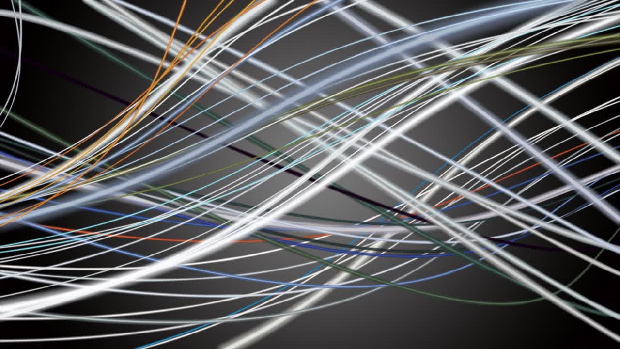 фантастическая анимация с полосатой волной объекта в замедленном движении, 4096x2304 петля 4k