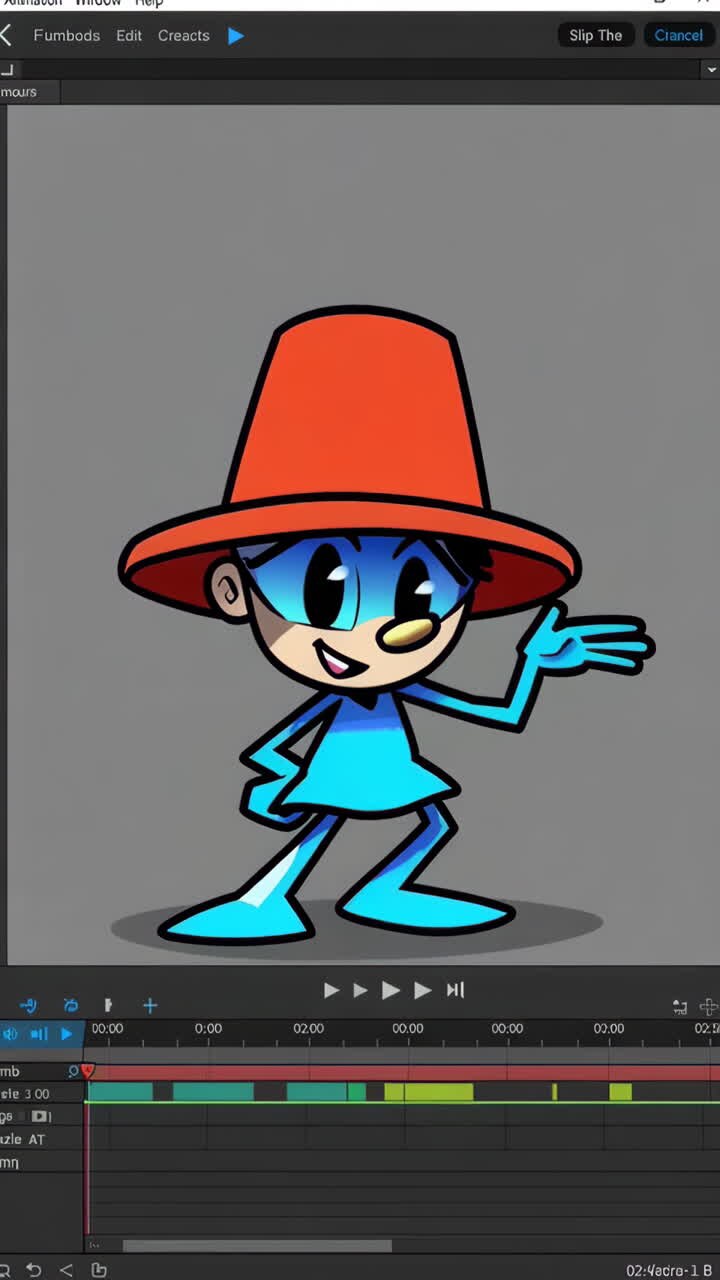 Design del personaggio animato
