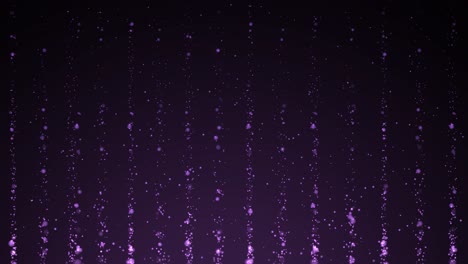 particles falling in a violet background