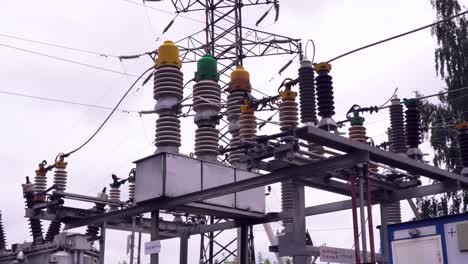 high voltage electrical substation