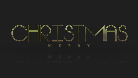 Elegance-style-Merry-Christmas-text-on-black-gradient