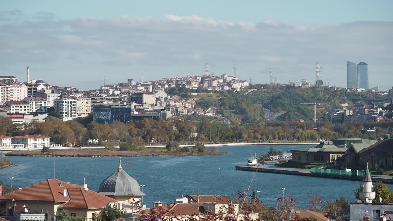 vista panorámica del paisaje urbano de estambul