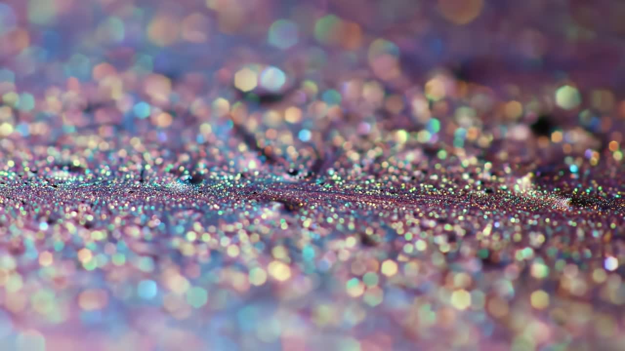 A mesmerizing display of shimmering lights and colors amidst a backdrop of glistening textures, creating a captivating visual experience that enchants the senses