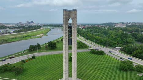 deeds carillon en el parque histórico de carillon en dayton, ohio