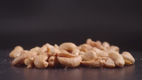 cashew nuts in a hand