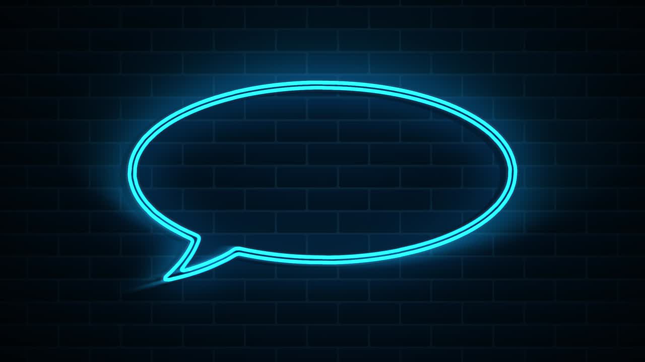 animada burbuja de habla con contornos blancos, icono de globo de chat. pictograma, cómic, anime. útil para sitio web, banner, tarjetas de felicitación, aplicaciones y publicaciones en redes sociales. clave de croma, fondo de pantalla negra.