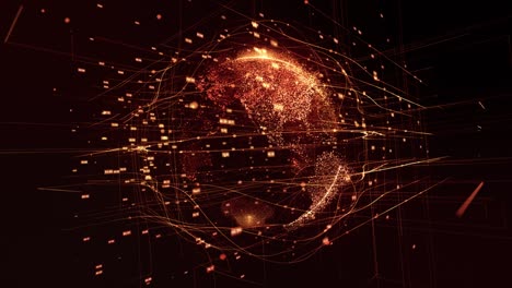 mundo digital, tecnología de ai 5g video de stock