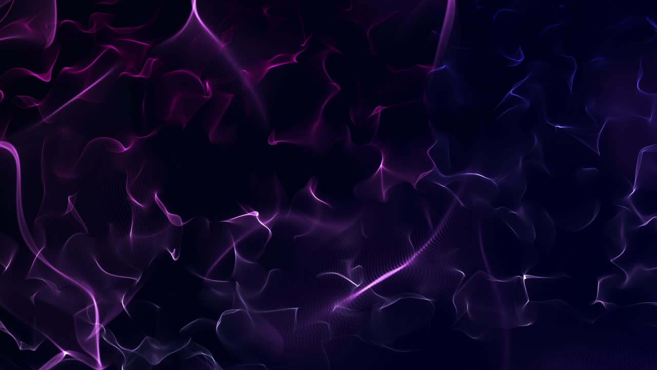 Seamless Loop of Abstract Purple and Magenta Light Waves
