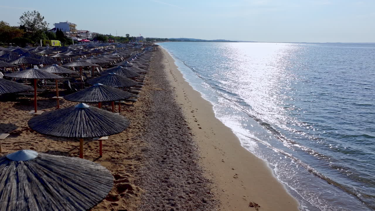 Beach with Umbrellas