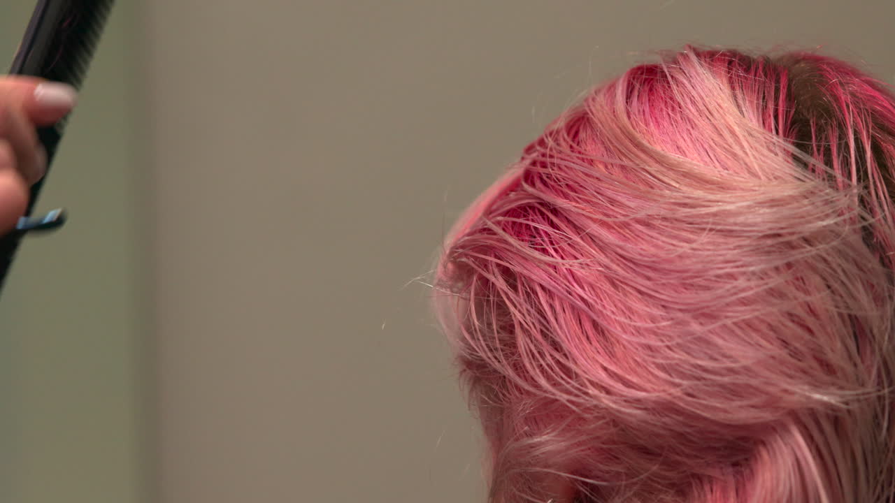 Pink Hair Styling